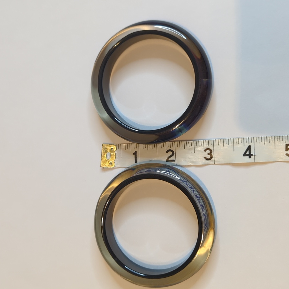 Two Blue Bangle Bracelets - image 4